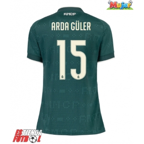 Real Madrid Arda Guler #15 Segunda Equipación Mujer 2026-27 Manga Corta